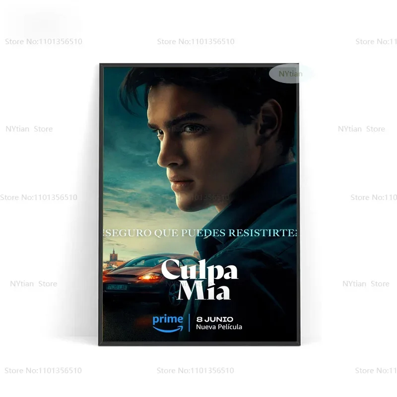 vMy Fault Culpa Mia 2023 Movie Film Modern Poster and Prints Wall Art Picture Canvas Painting For Living Room Home Decor