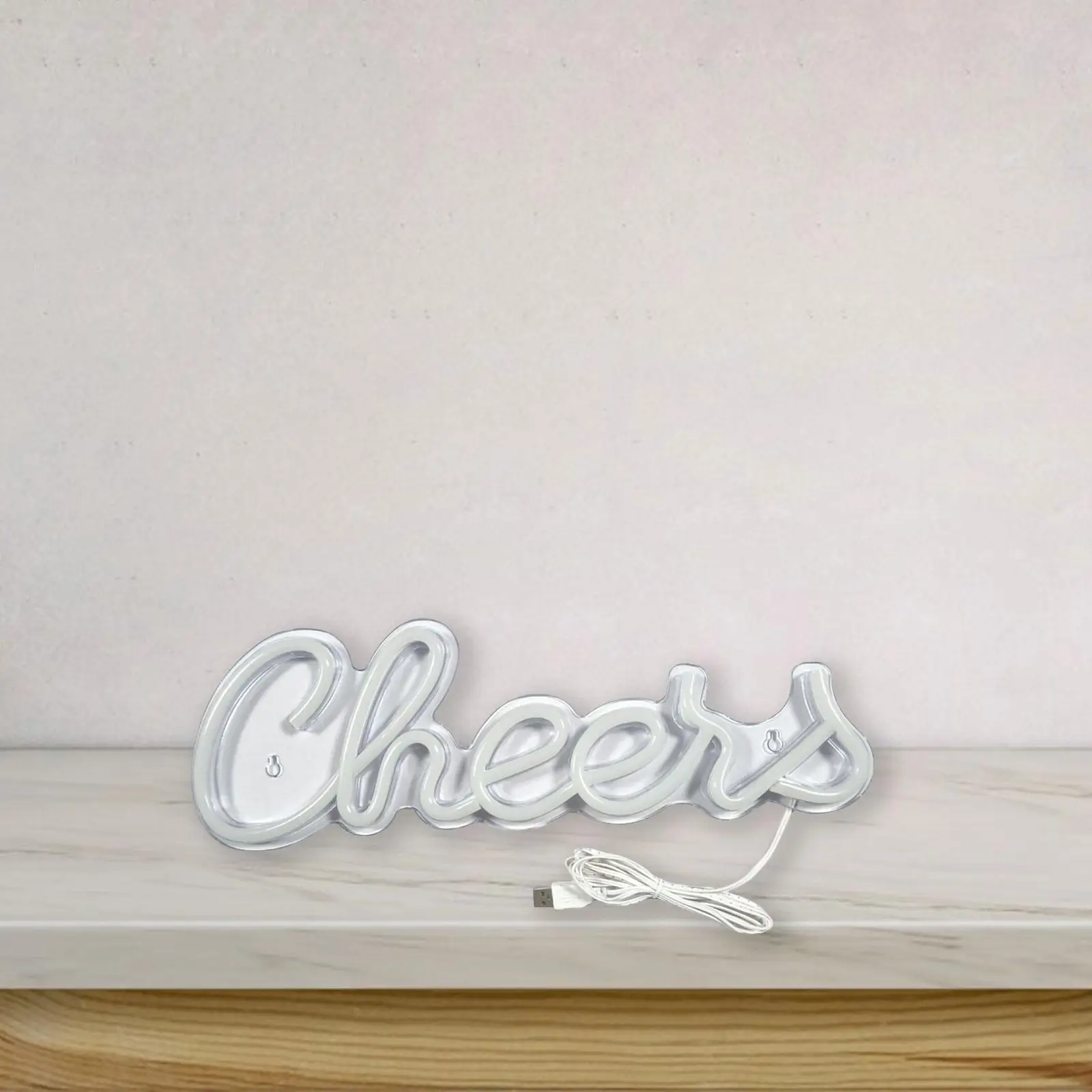 Cheers LED Sign Lighting Display Bar Game Room Lamp Fixture Wall Hanging Neon Club Lights for Outdoor Bedroom Club Party Cafe