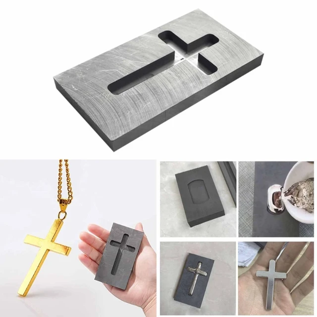 Ingot Molds Graphite Small High Temperature Resistance Metal Casting Kit  Silver - AliExpress
