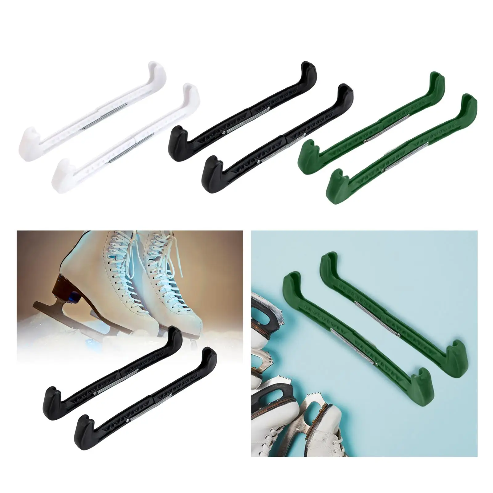 Ice Skate Guards Portable Ice Skate Blade Covers for Boys Girls Equipment Men