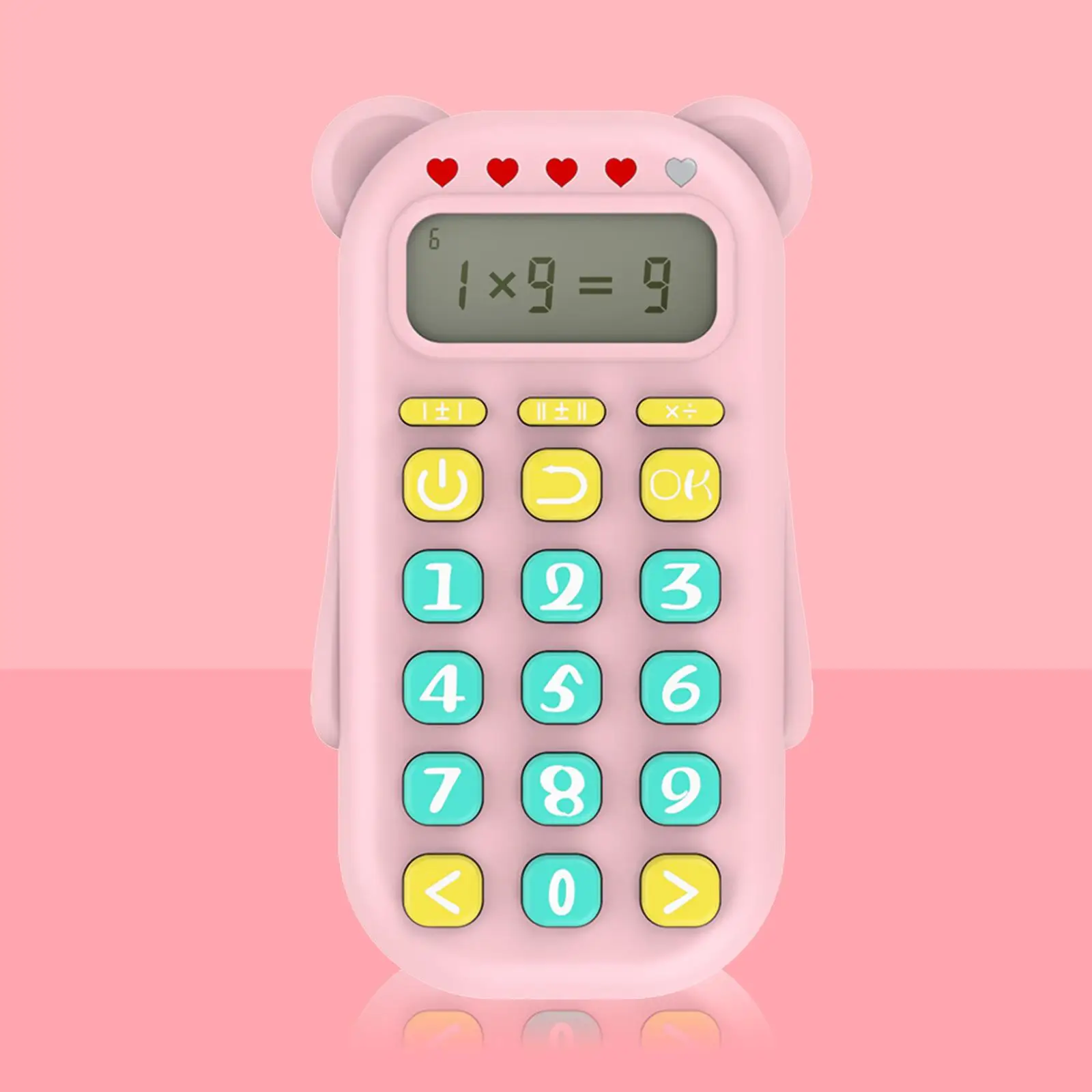 Portable Electronic Calculator Teaching Aids Functional Math Calculation Electronic Math Game for Boys Girls Toddler Kids