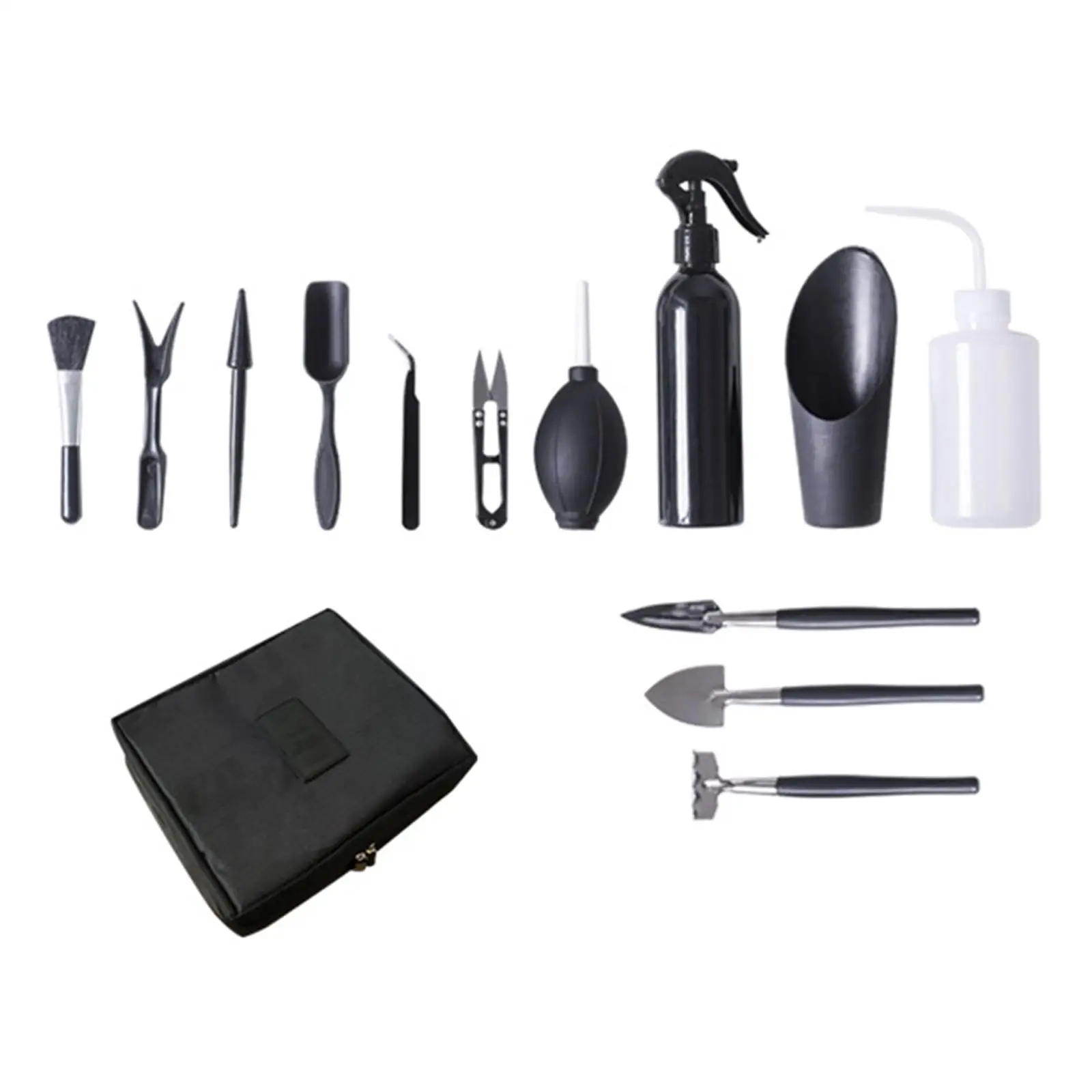 Succulent Hand Transplanting Tools 13 Pieces Set for Miniature Planting Wide Range Uses Easy to Carry Accessory Lightweight