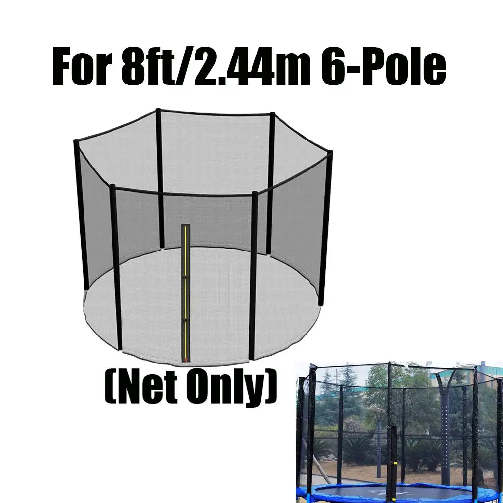 Round Trampoline Safety Net Enclosure Replacement Surround Netting for Kids