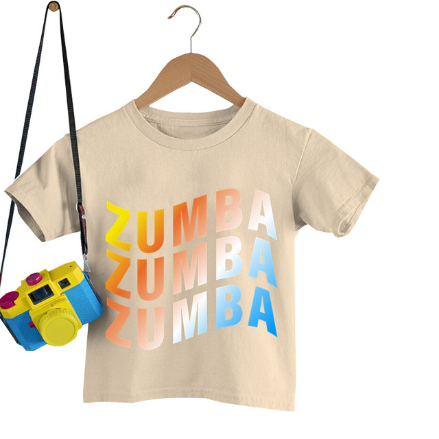 Zumba ropa con letras para ninos y ninas camisetas de baile de Fitness ropa de calle Vintage de los anos 90 Tops deportivos de gimnasia Y2k camiseta de manga corta para ninos