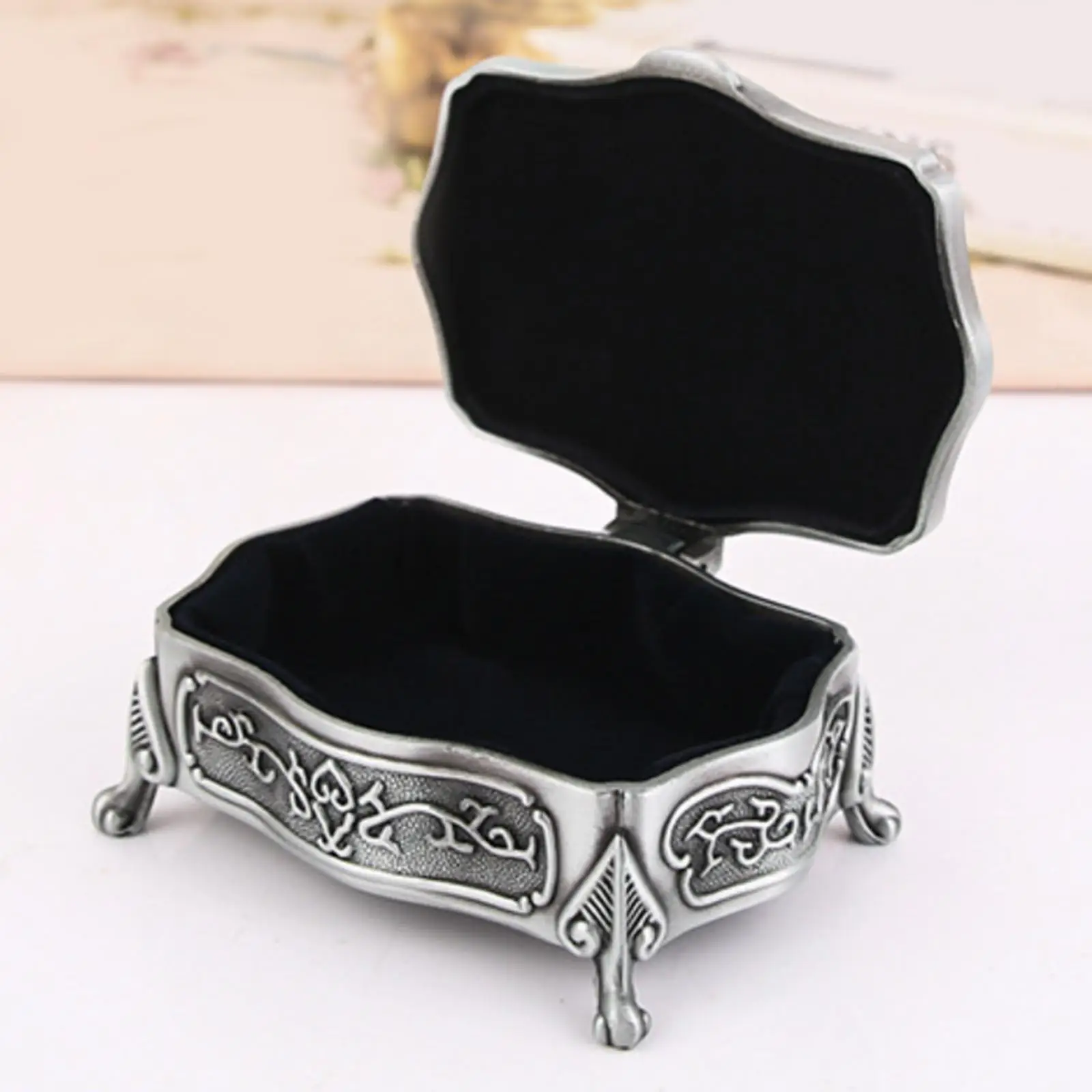 Jewelry Box Jewelry Organizer Holder Mini Ring Box Storage Case Trinket Storage Box for Rings Bracelet Earring Necklace Charm