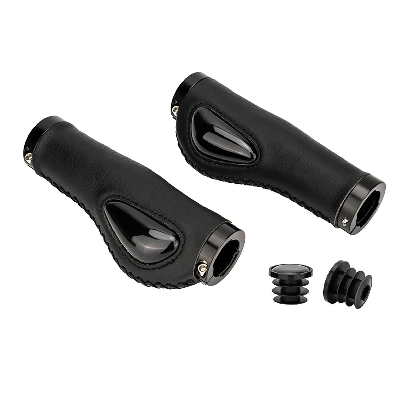 Comfort MTB Bike Handlebar Grips Shock Absorbing Liquid Silicone Sleeve Replacement for Mountain Road Bike Cycling Scooter