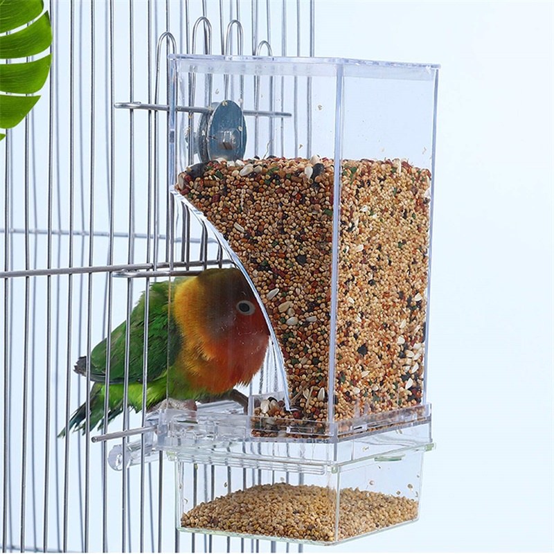 Title 3, Bird Feeder Automatic Parrot Feeder Beverage Ac...