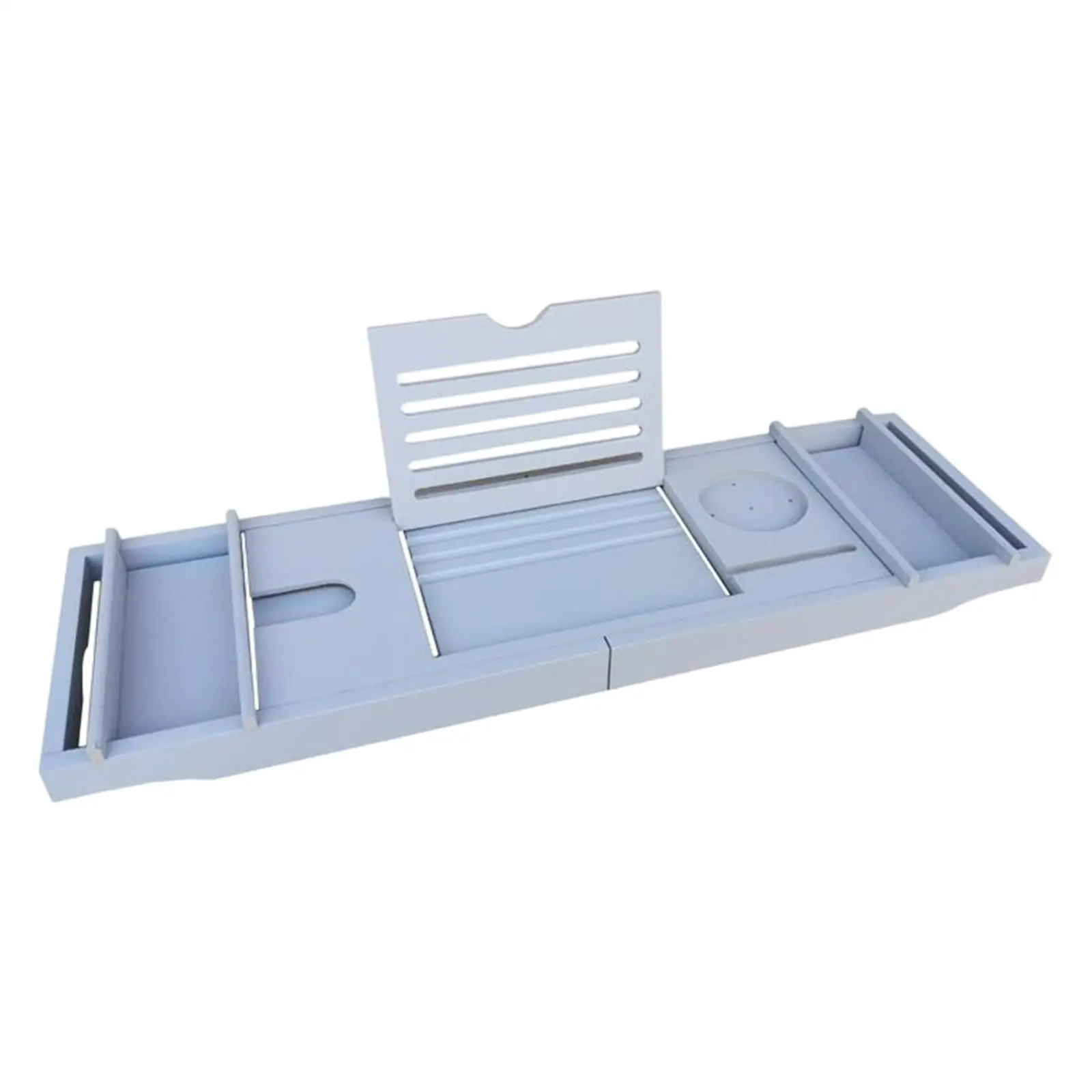 Expandable Tub Tray Bath Tub Tray Drinks Tray Holds Book, Phone, Drinks, Soap,