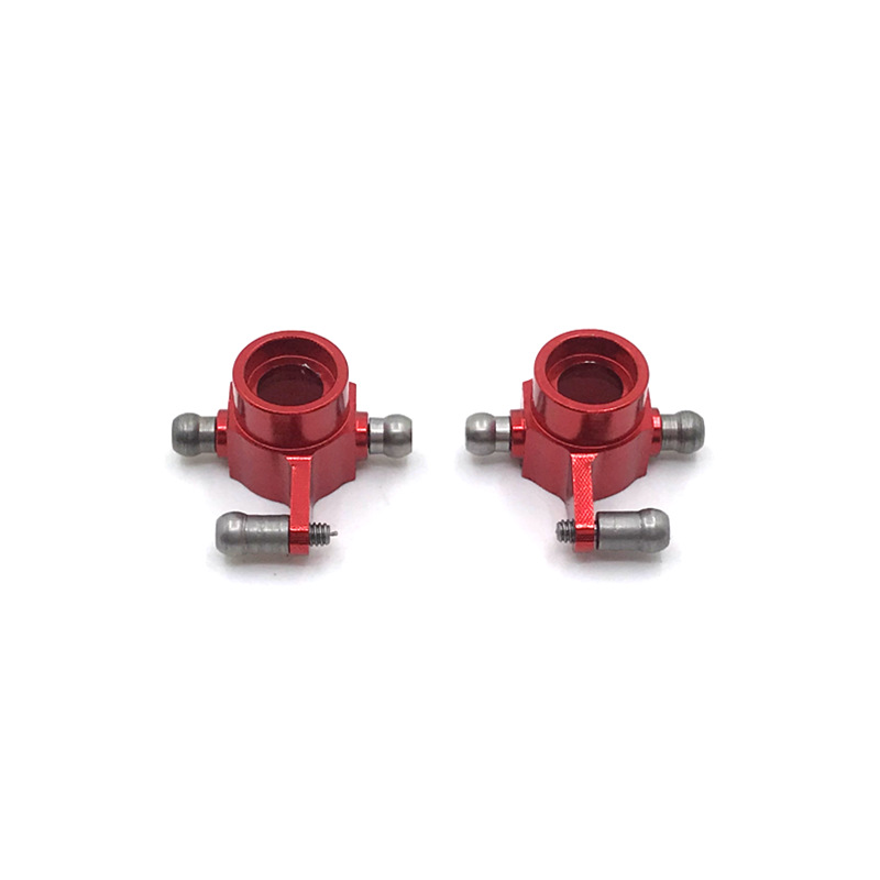 2 Stück Metall-Lenkbecher hinten für Wltoys 284131 K969 K979 K989 K999 P929 P939 1/28 RC Auto Upgrade Teile – Detail 3
