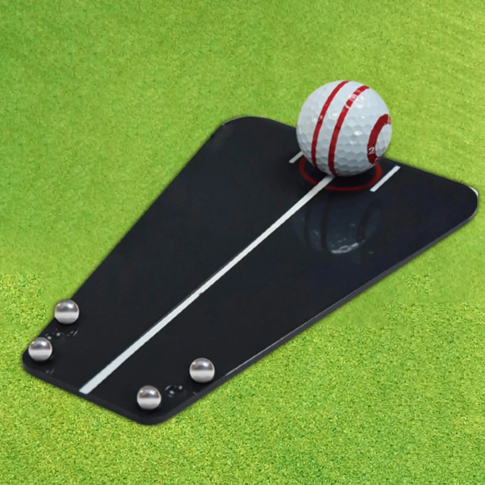 Golf Putting Tutor Swing Trainer Practice Portable Golf Putting Aid Improve Putting Skills for Indoor Outdoor Sports