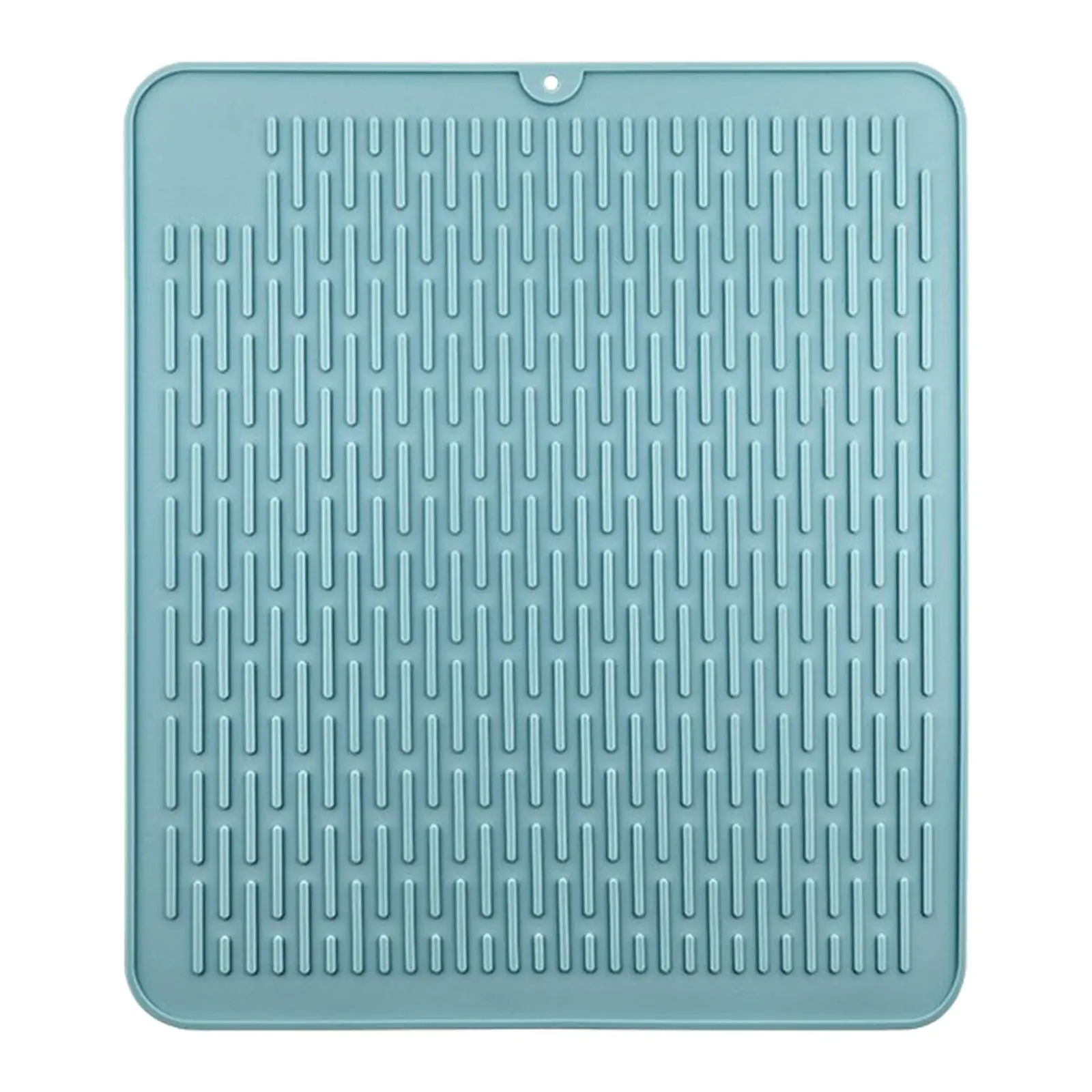 Silicone Non Slip Drying Pad Hot Pot Holder Waterproof 45x40cm Utensil Drying Board Kitchen Pad Tray Drain Pad for Kitchen