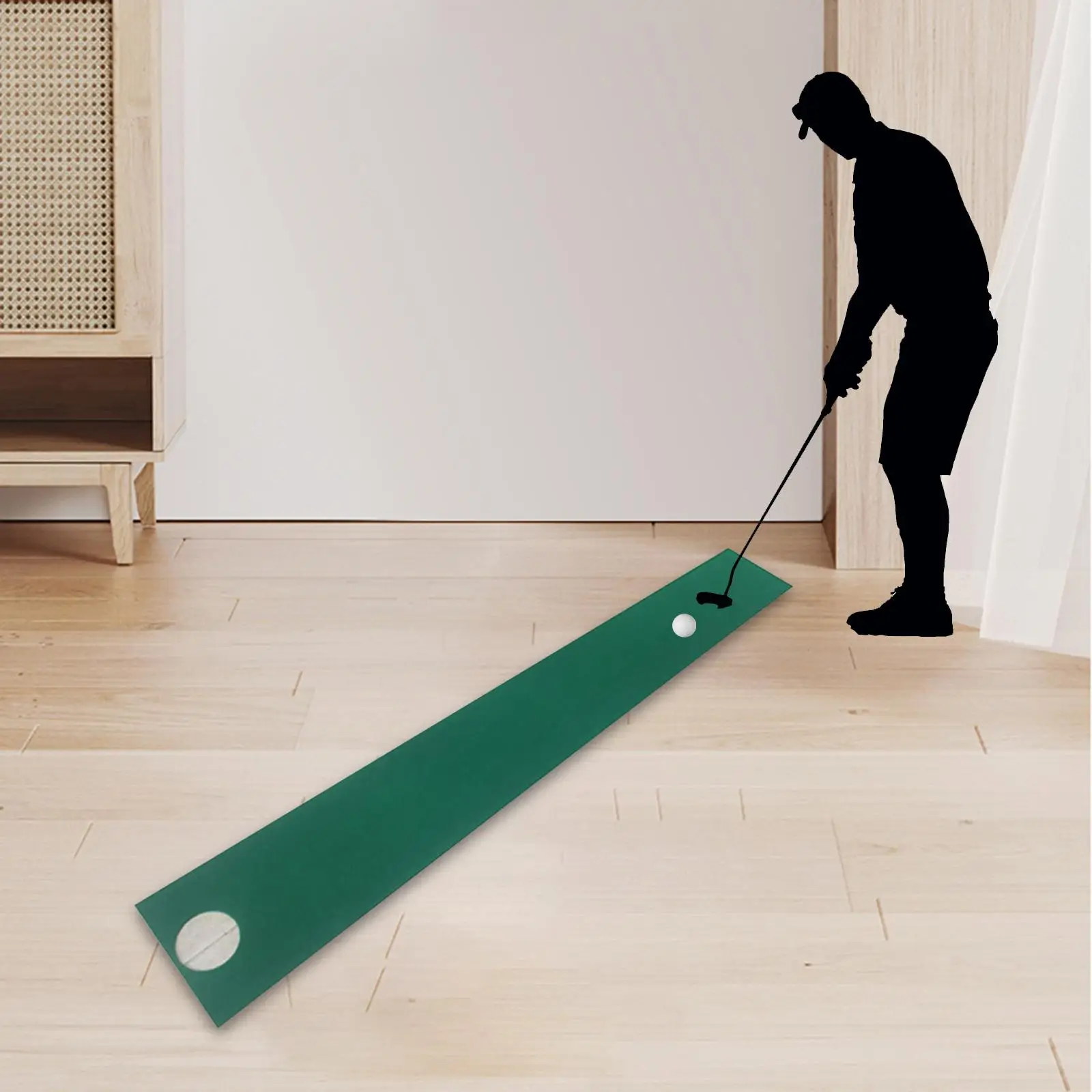 Golf Putting Mat Golf Putting Practice Mat Portable Improve Putting Accuracy