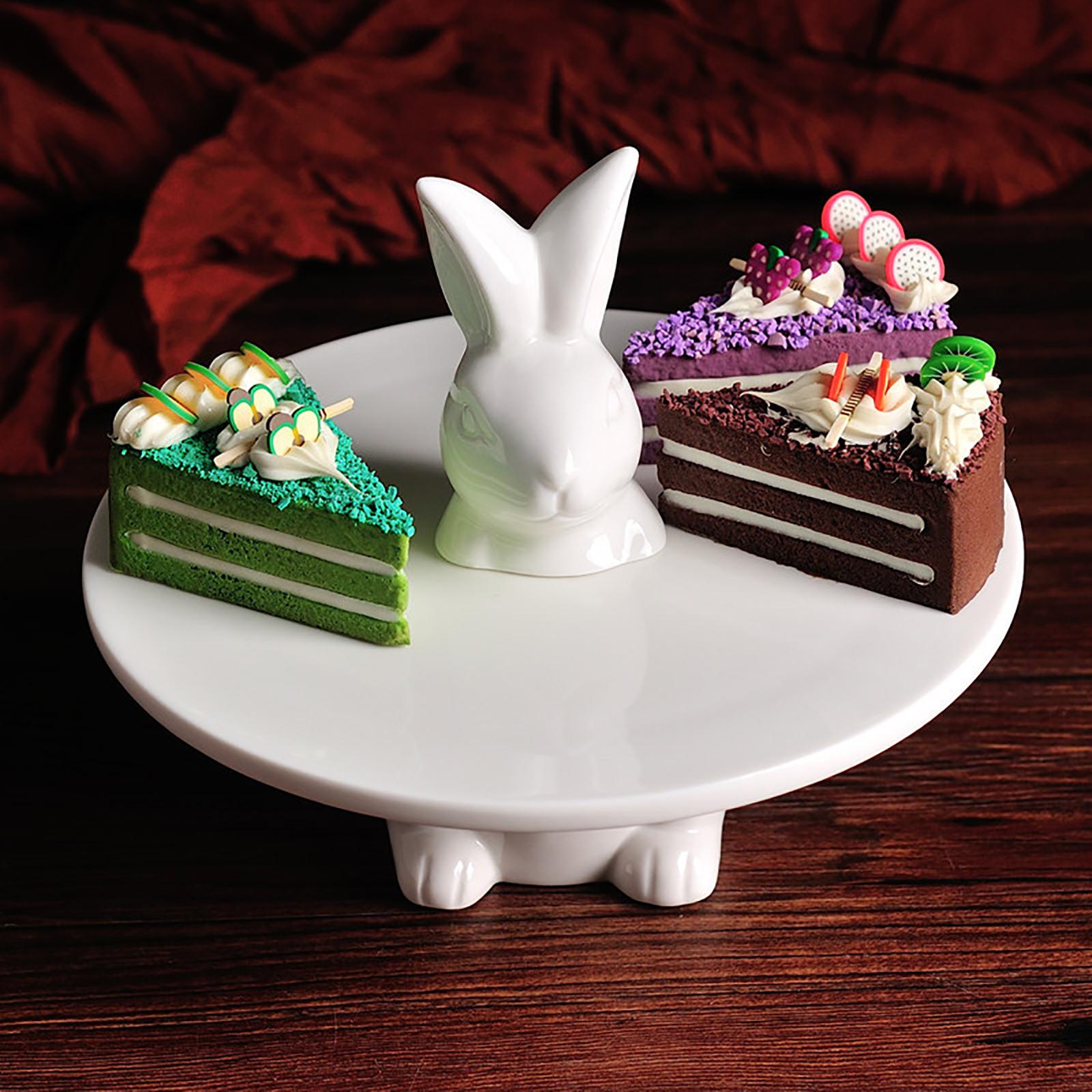 Ceramic Cake Stand Countertop Display Rack Cupcake Display for Party Banquet