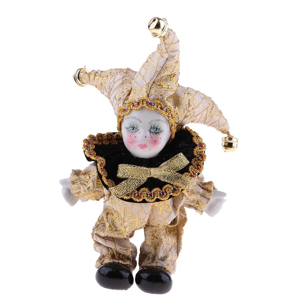 5inch 16cm Lovely Triangel Doll Italian Eros Love Tokens Dolls For Valentine Birthday Gifts Home Decoration (Golden)