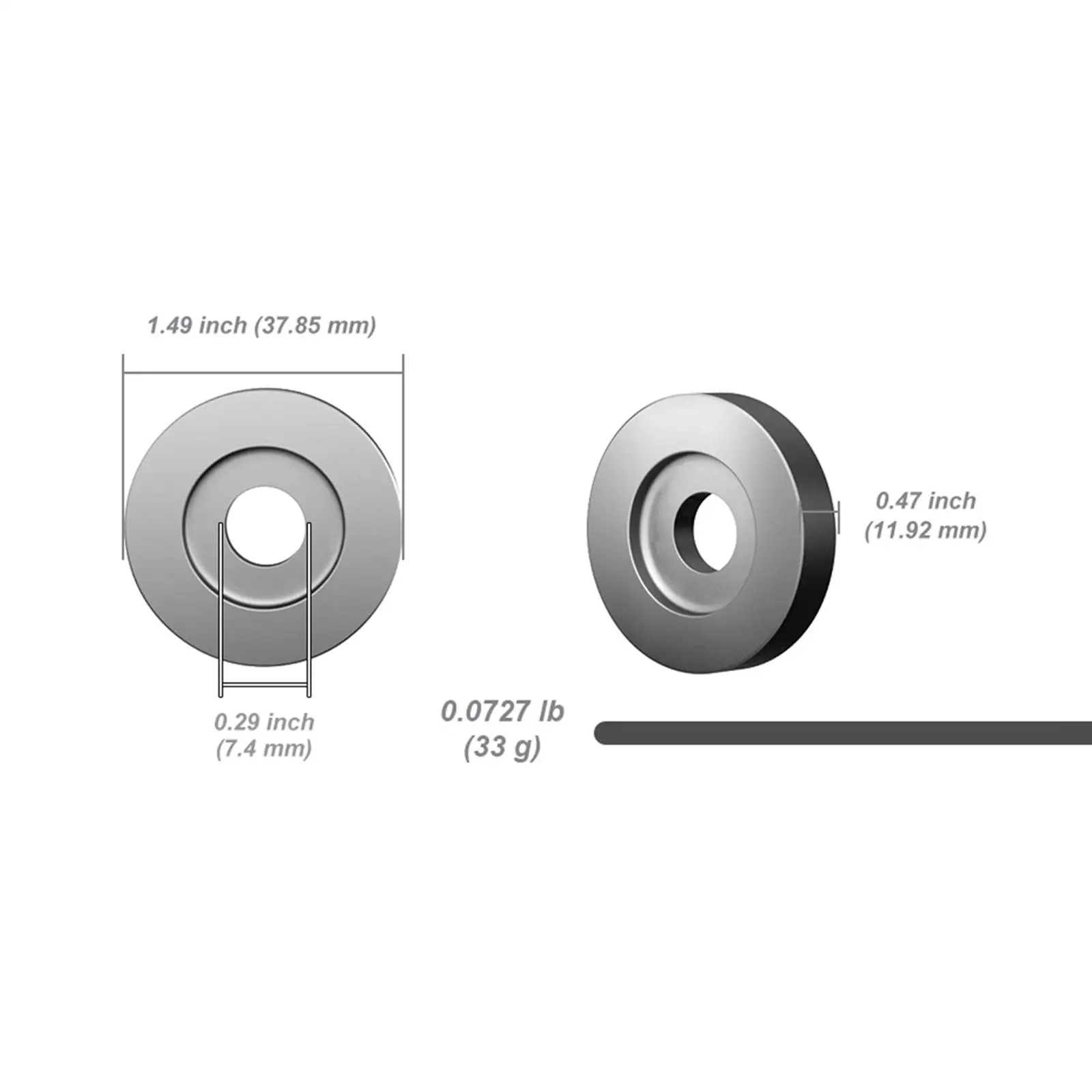 45 RPM Turntable Adapter Universal Conversion Sheet Clamp Vinyl Record Adapter for 7 inch Vinyl Record Players Professional DJ