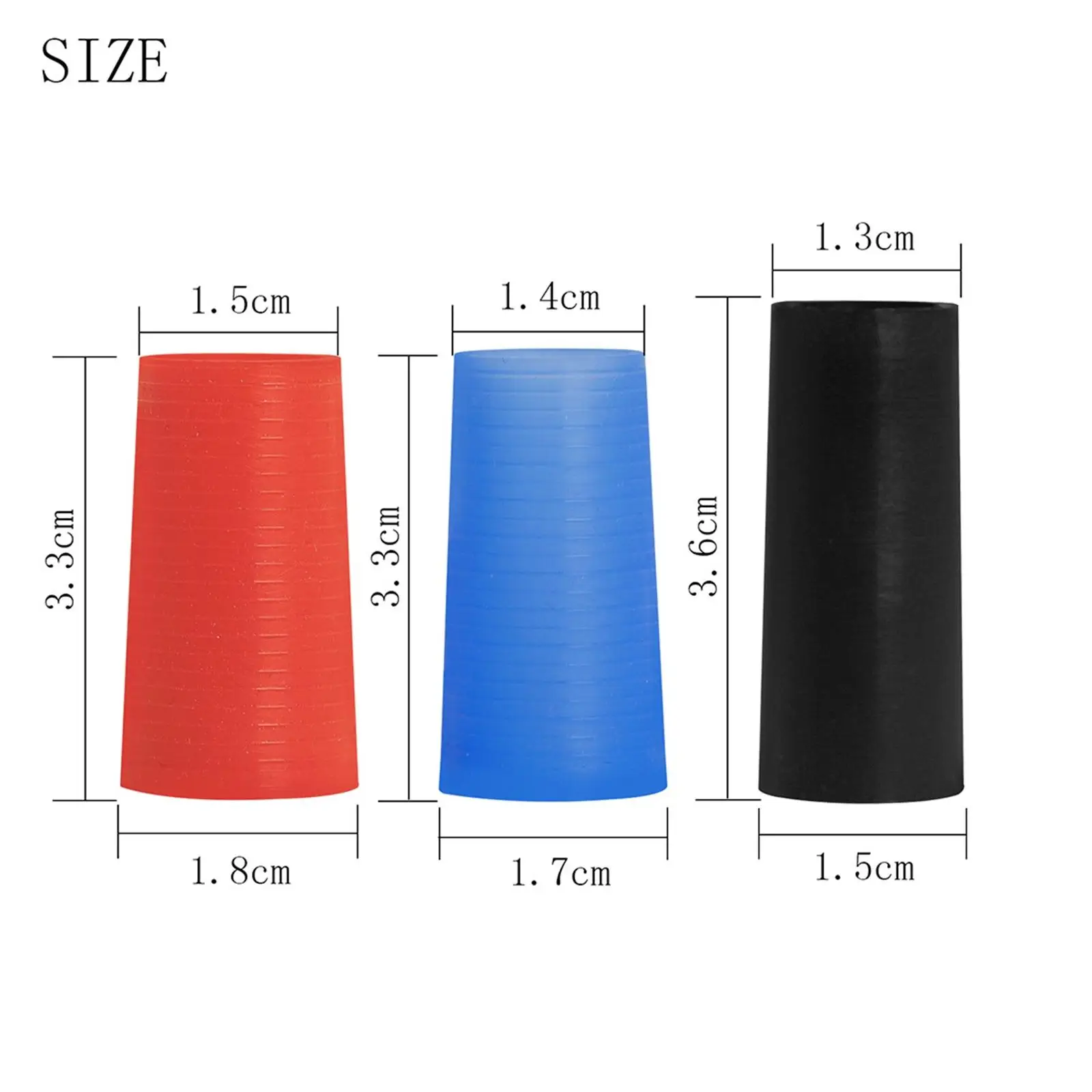 3Pcs Silicone Sax Bend Neck Sleeve Practical Good Elasticity Durable Soft Protective Case for Repair Parts Accessories