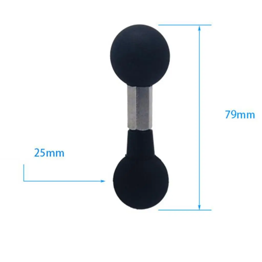 Motorcycle Motorbike Bicycle Double 1` 25mm Ball Adapter Accessory Mount