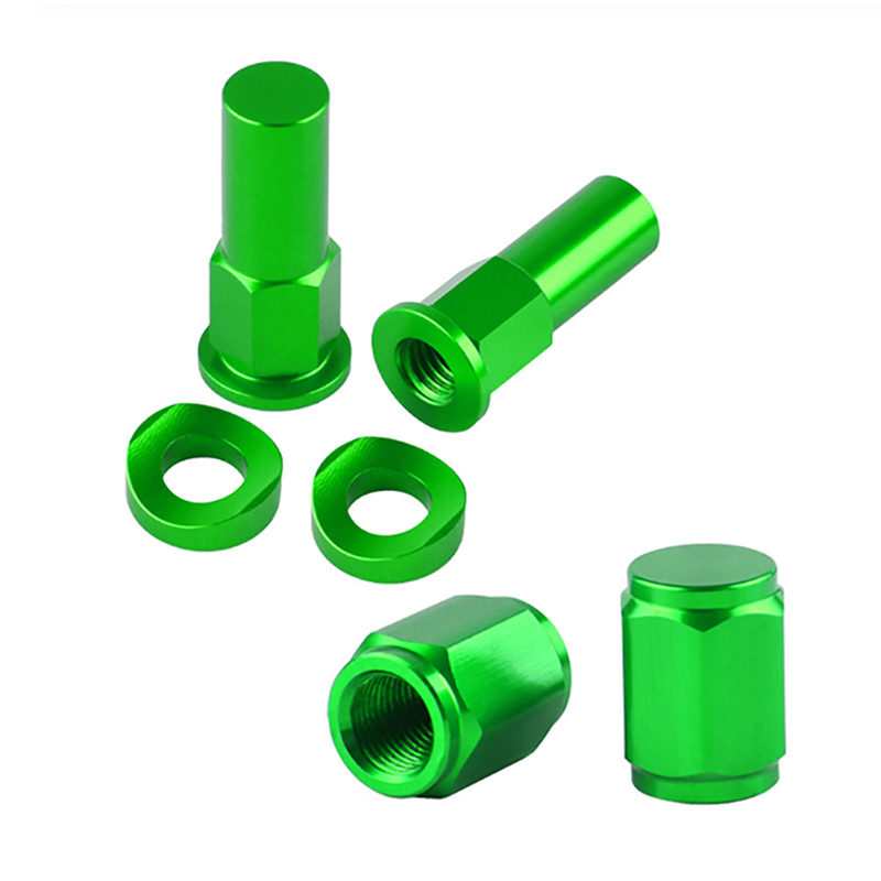 3pc Motocross Felgen Konter mutter Kit Reifen klemme Schraube Felgen Konter mutter Distanz stück Kit Dirt Bike Felgen Konter muttern Schrauben Distanz stück Motocross Ventil kappe – Detail 3