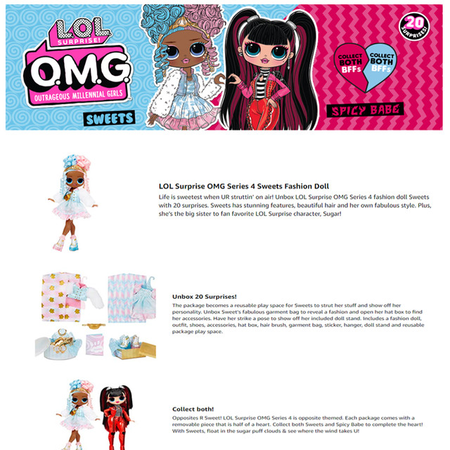 L.O.L. Surprise! OMG Doll Series 4 - Sweets