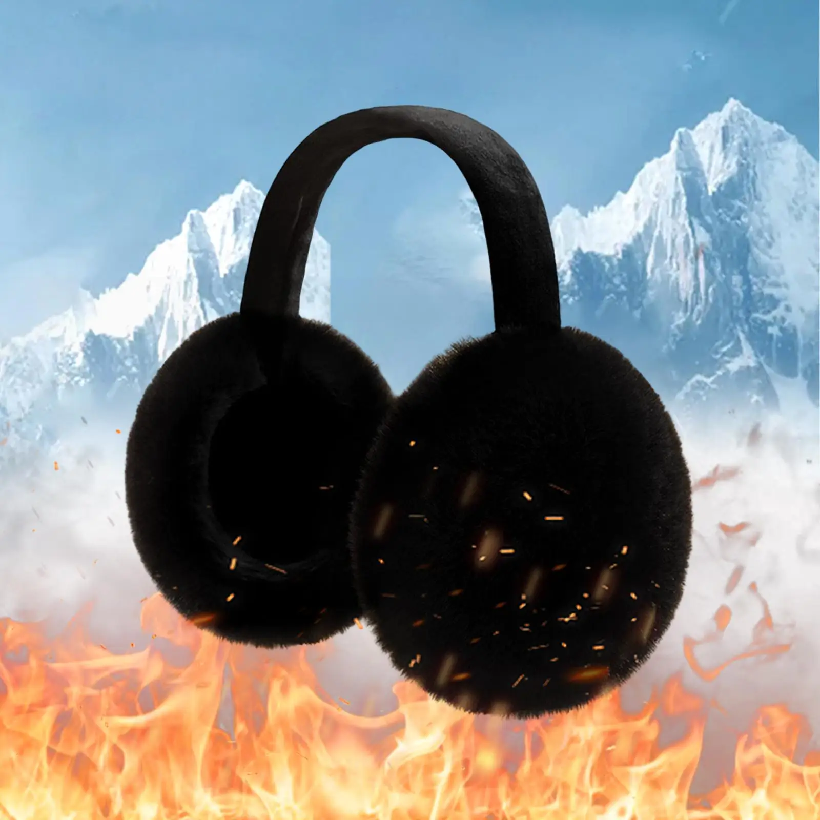 Ear Muffs Earmuffs Ear Flaps Thermal Ear Warmer for Outdoor Cold Weather Ski