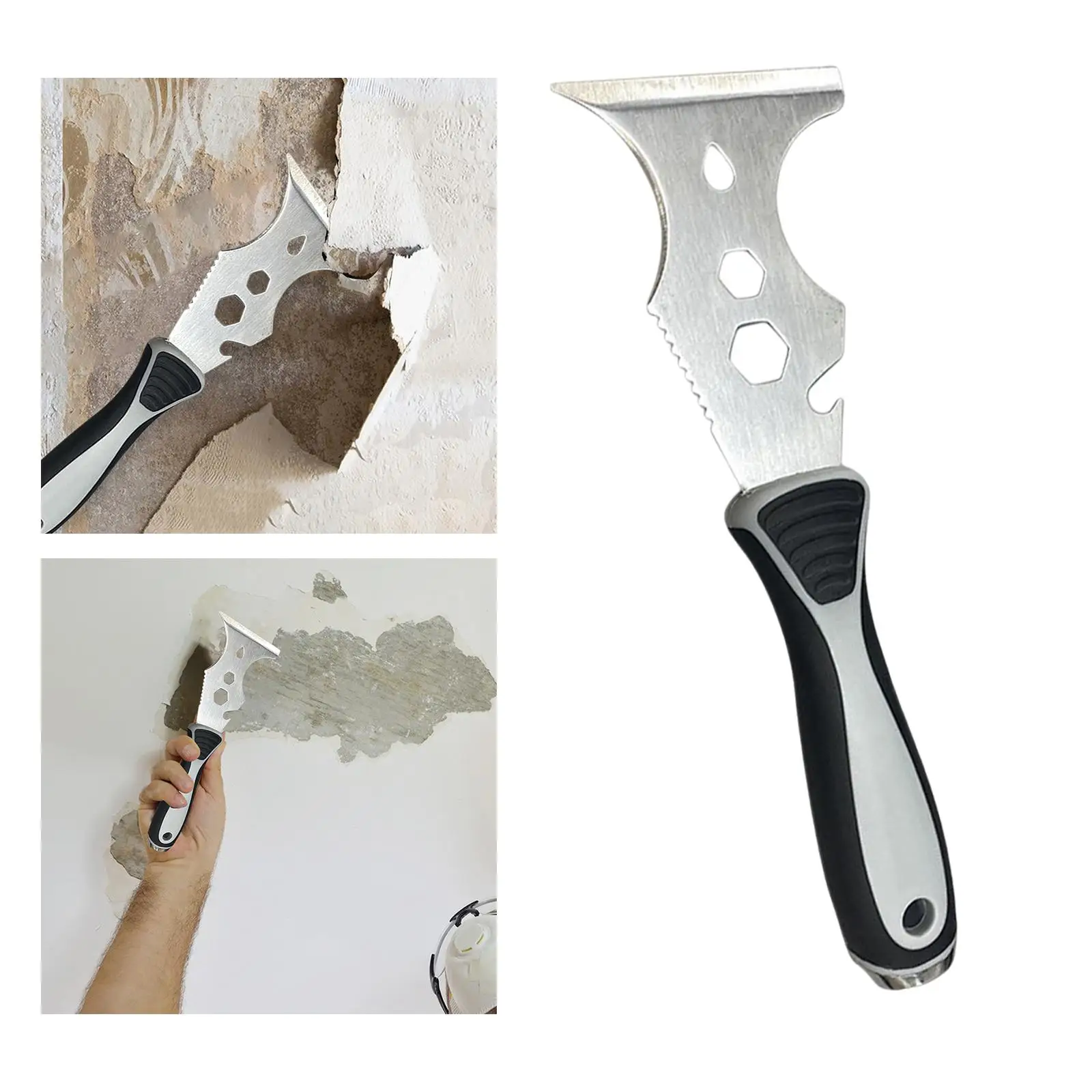 Multifunctional Scraper Tool Wallpaper Scraper Paint Remover Stainless Steel Putty Knife for Home Decoration Repair