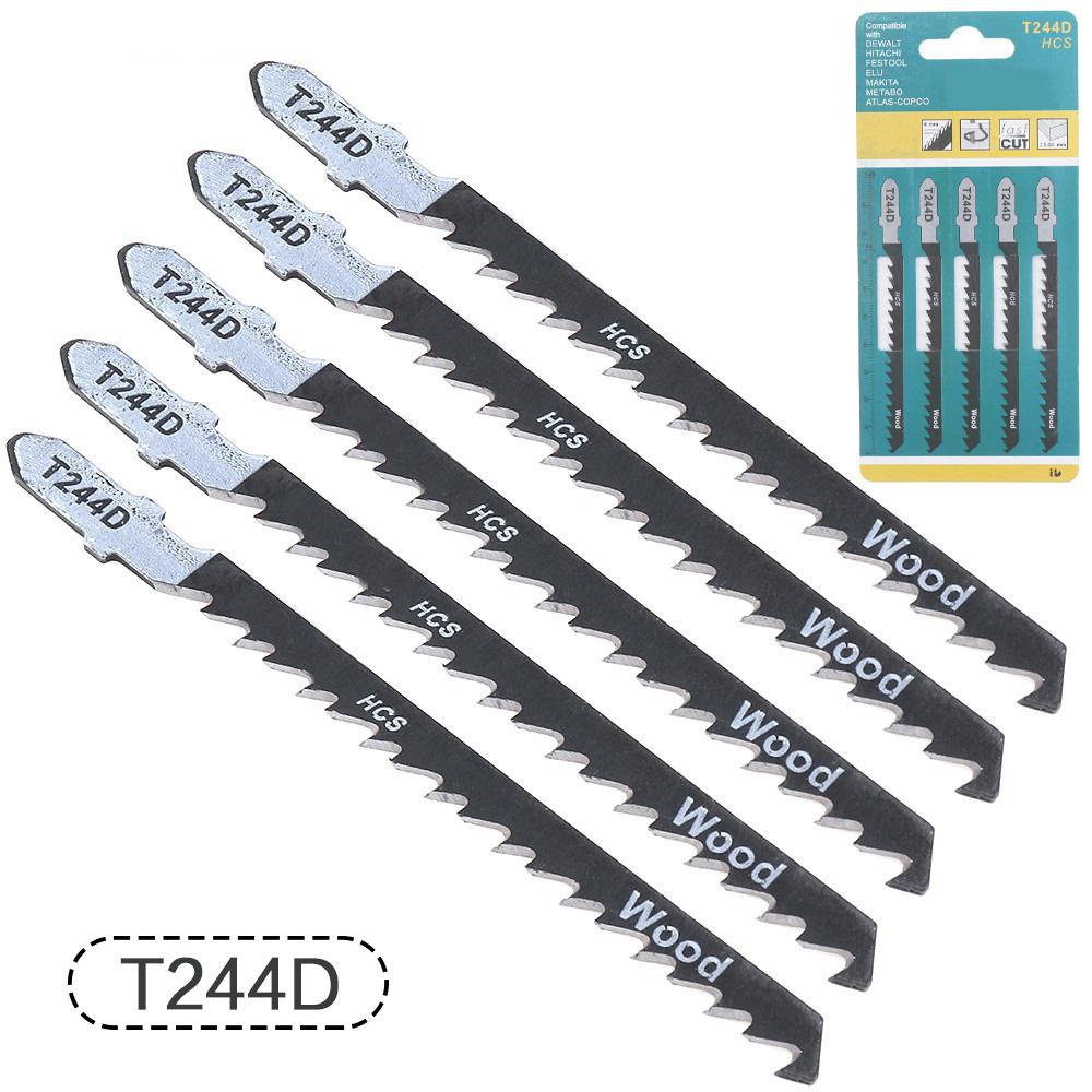 STONEGO HCS Stichsägeblatt-Set T101B T101D T144D T101BR T244D T127D T111C T111D 100 mm T-Schaft Sägeblatt zum Schneiden von Holz/Metall – Detail 2