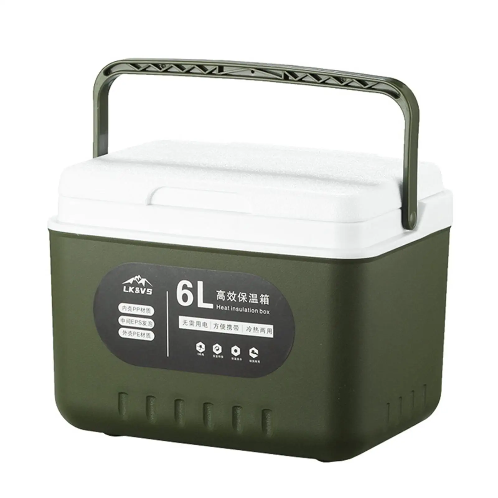6L Insulated   Warm Refrigerator Fridge Food Delivery Freezer Portable Cooler Bag for   Kayaking