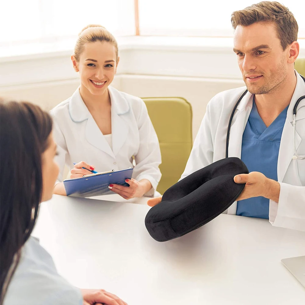 Donut Pillow for Tailbone Pain Relief, Donut Cushion for Pregnancy and After Surgery Sitting Relief, Seat Cushion for Desk Chair