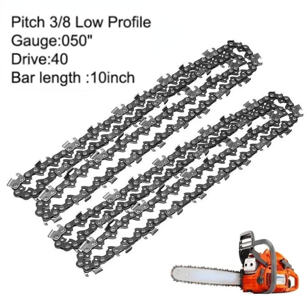 Title 1, 1/2pcs 10 Inch Steel Chainsaw Chain 40 Drive 3/...