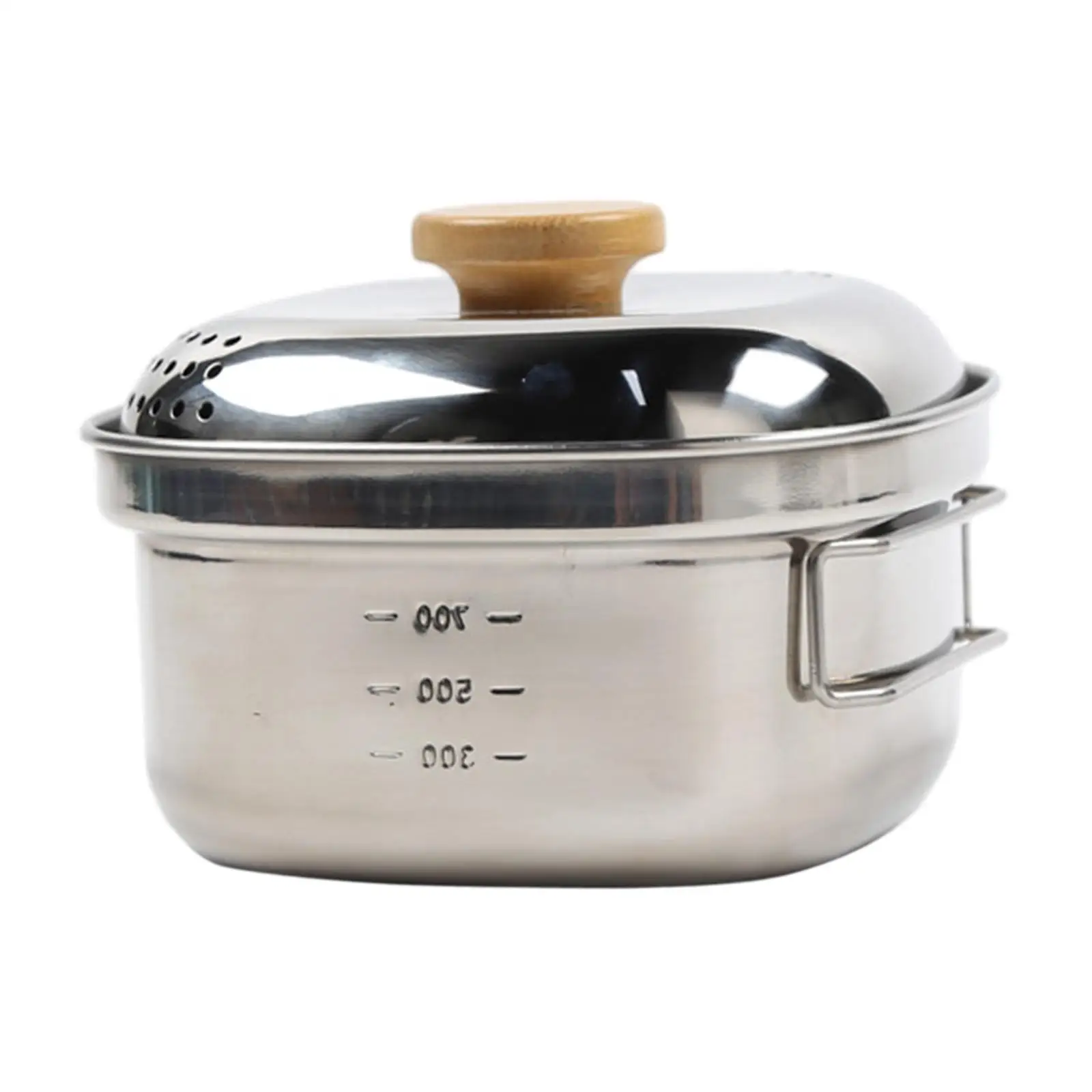 Camping Cook Pot with Lid Ultralight Cooking Pot for Outdoor Camping