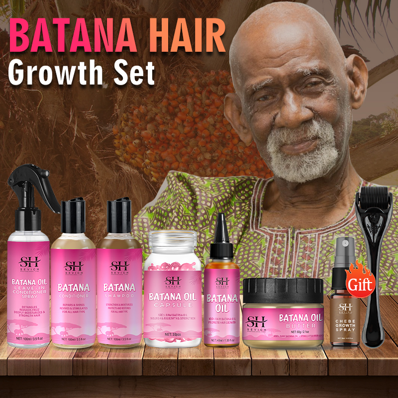 Best of Hair Growth Set Batana Oil Fast Hair Growing Spray Anti Hair Loss Shampoo Scalp Repair Treatment Capsule Oil For Men Women 6pcs Reviews & Tips