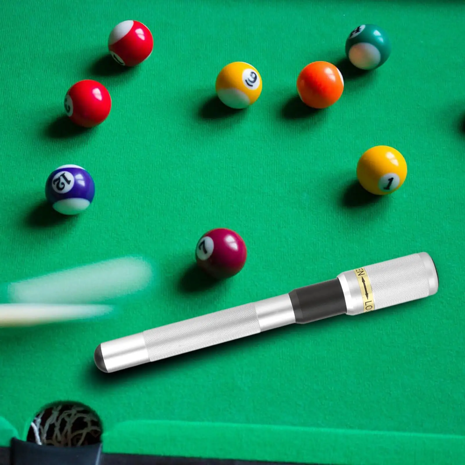 Snooker Pool Cue Extender Billiards Cue Extension End Lengthener for Athlete