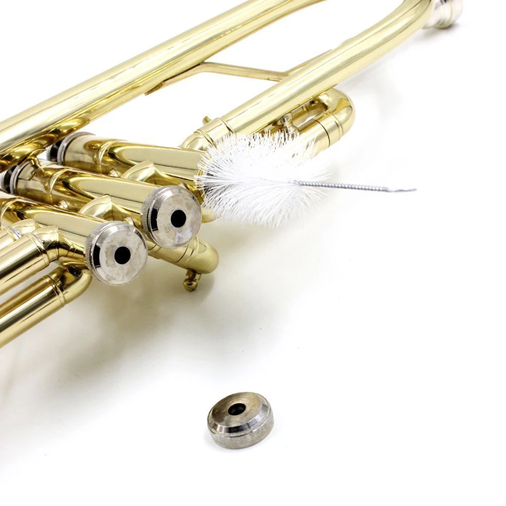 3 Pieces Trumpet Trumpet Mouthpiece Cleaning Kit Valve Brush 