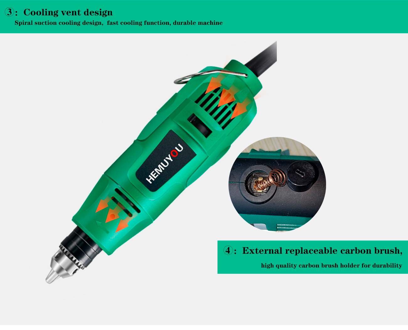 Title 14, Perceuse électrique 180W 260W 480W, broyeur, ma...