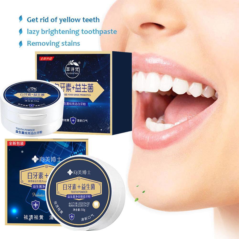 Best of 50g Teeth Whitening Powder Tooth Care Dental Teeth Cleaning Probiotic Powder Natural Oral Hygiene Toothbrush Tools Toothpaste Reviews & Tips