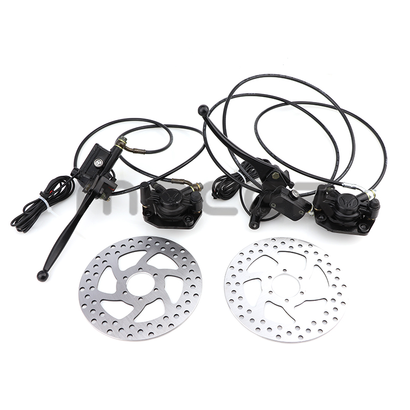 Citycoco Electric Bicycle Electric Scooter Front and Rear Brake Assembly Brake Handle disc Brake Applicable For Harley China