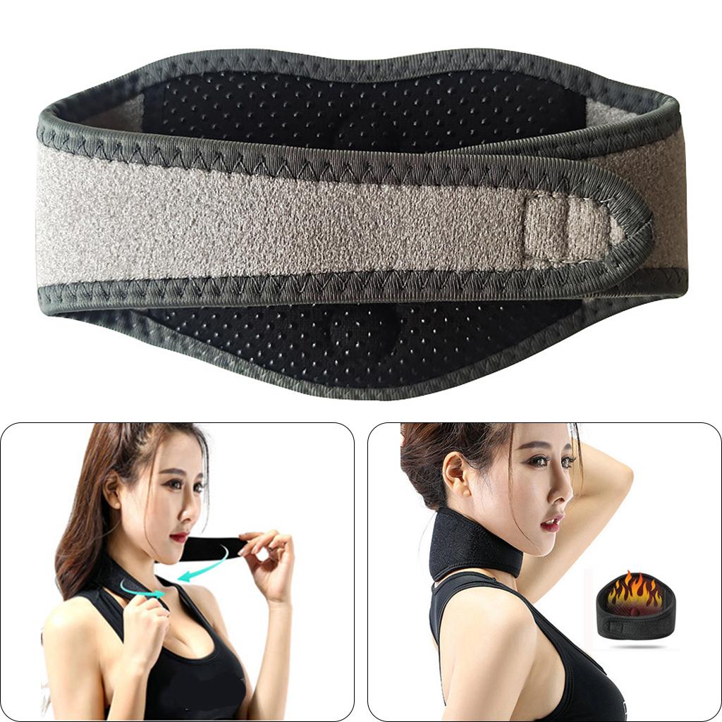 Tourmaline Thermal Self-Heating Neck Pad for Long-Term Office Computer Staff, Sports And Leisure Neck Support Brace Protector 