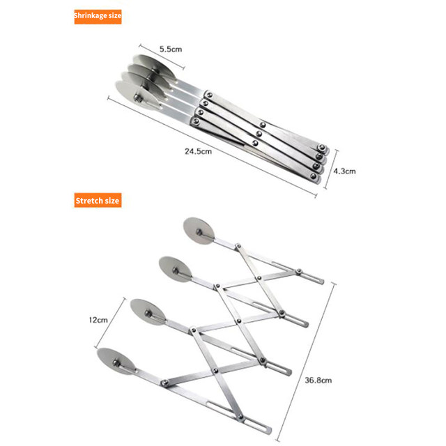 Spatola Pizza Set 2 Pale Per Pizza Simsky - 12 E 6 Pollici In Lega Alluminio Con Manico Rimovibile Pala Per Pizza - 7