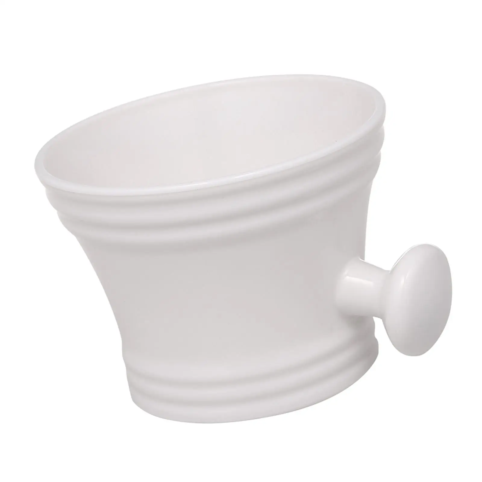 Modern Shaving Mug, with Handle PP Foam Shaving Soap Cream Bowl Shaving Cup
