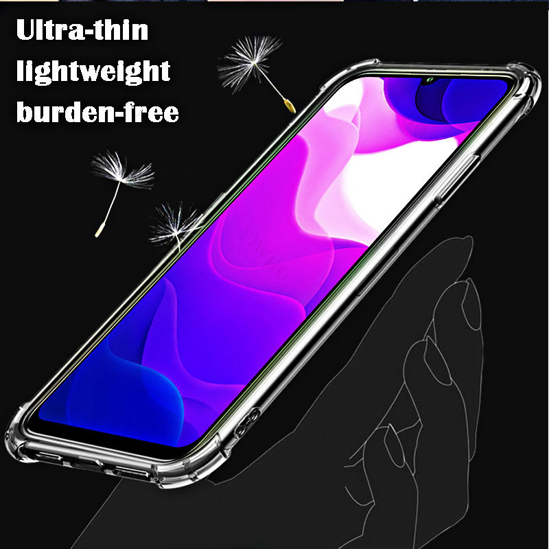 Klare Handyhülle für Xiaomi Mi 10 Lite 5G, TPU, transparent, HD-Abdeckungen, Schale für Xiaomi Mi 10 Lite 5 g, 6,57 Zoll, M2002J9G, stoßfest – Detail 3