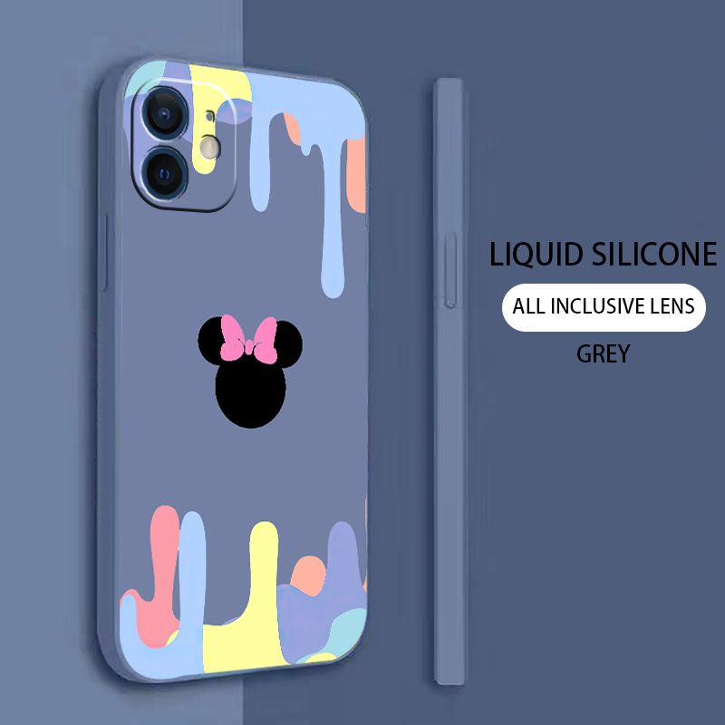 Cute Anime Mickey Phone Case For iPhone 11 SE 2020 7 7P 8 Plus X Xr Xs 11 12 13 Max Pro Mini 6 6s Ax93 Soft Fashion iphone 13 pro max cover