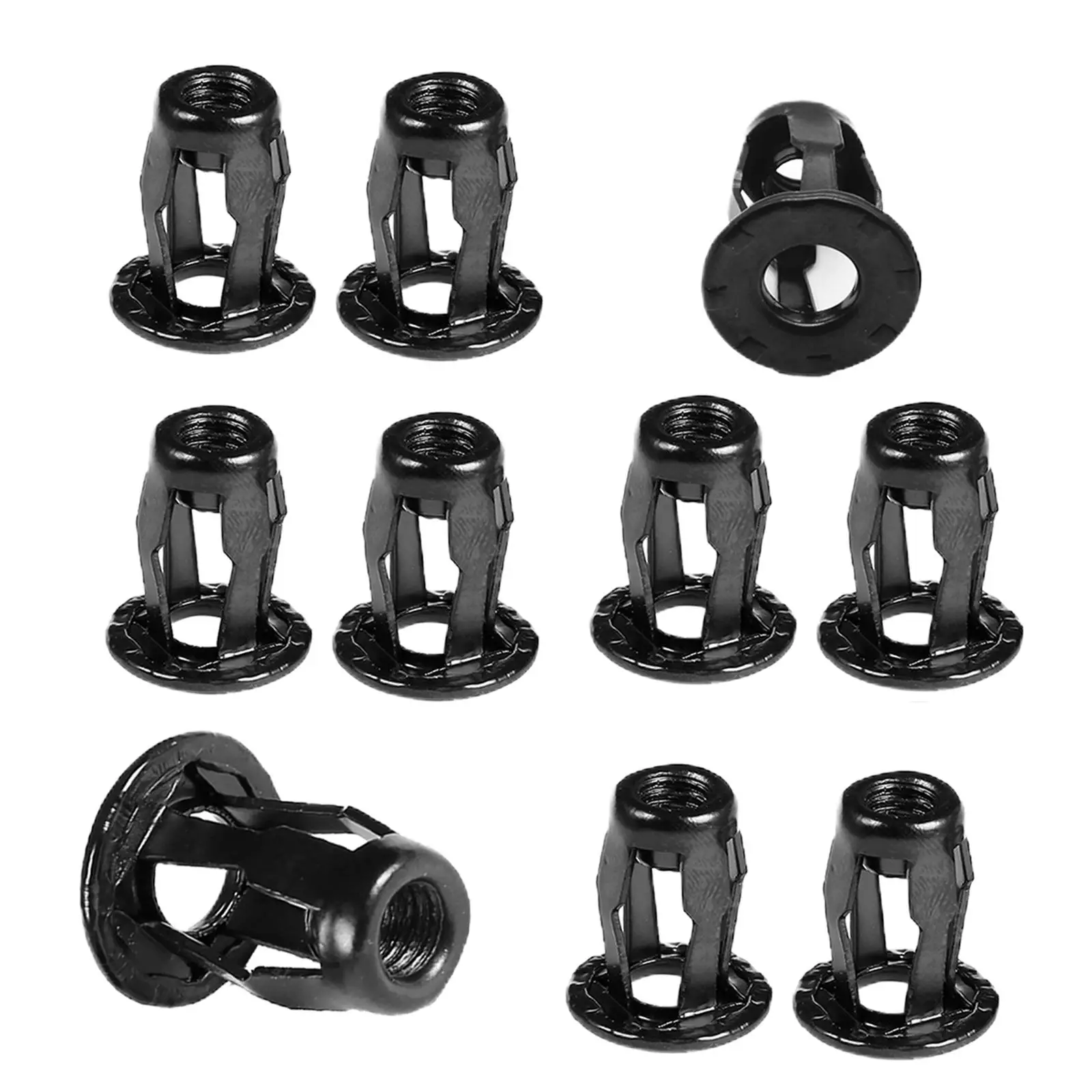 10x Car Screw Base Clamp Trunk Nuts Car Accessories Replacement Front Rear