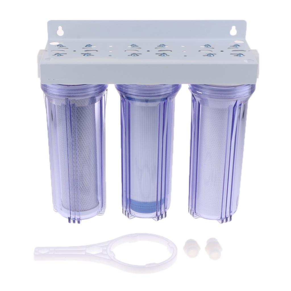 10 inch transparent bottle UDF pre-filter for Water Household Drinking Water Filter Replacement