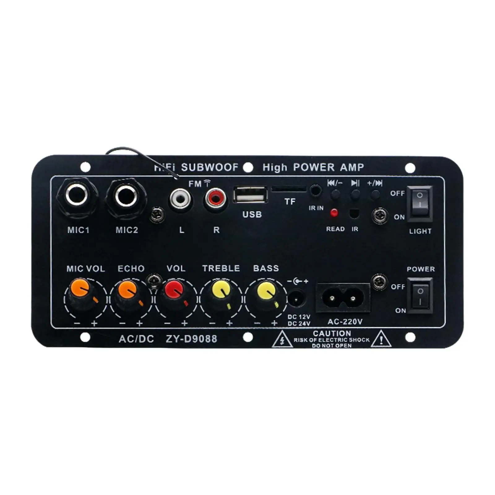Amplifier Board with Remote Control High Power Stereo Subwoofer Amplifier for Home Store Theater Speakers US