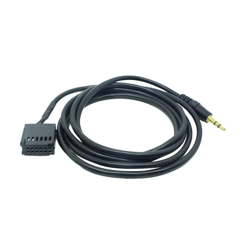 12Pin Black 3.5mm In Adapter Audio Cable for Mk2