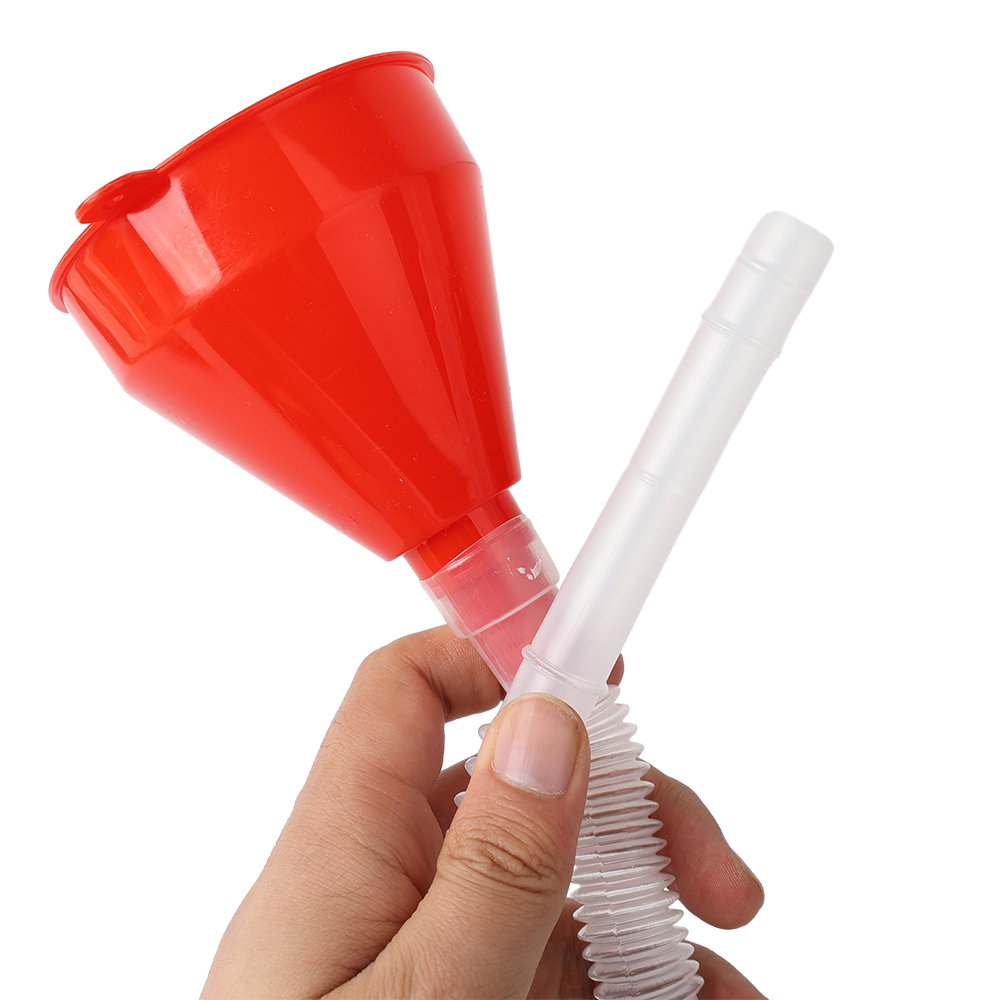 Car Refueling Funnel Detachable Telescopic Extension Long Hose Pipe Engine Gasoline Oil Filling Equipment Tools Auto Accessories