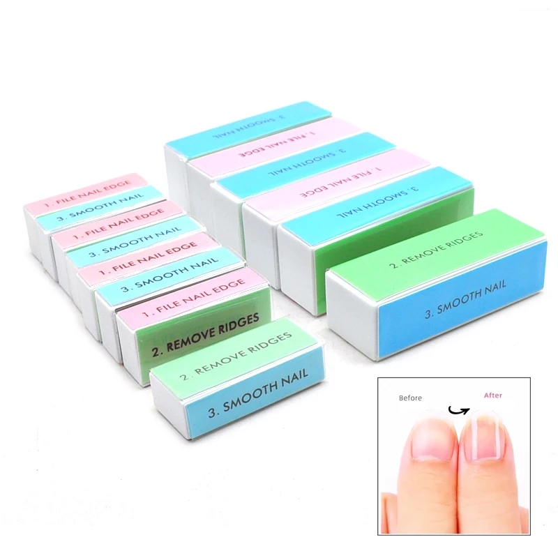 Best of 5 Pcs / Lot Nail Buffer Block Polish Sanding Nail File 4 Step Nail Art Tips Tool Colorful Sponge Files Buffering Tools Manicure Reviews & Tips