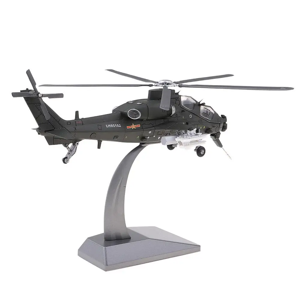  Scale Alloy Straight 10 Armed Helicopter Model  Diecast Plane Model Toys Kids Decoration