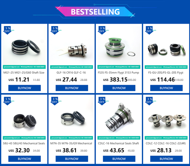 GLF-12 CR-12 Mechanical Seals for CR1/CR3/CR5 12mm High