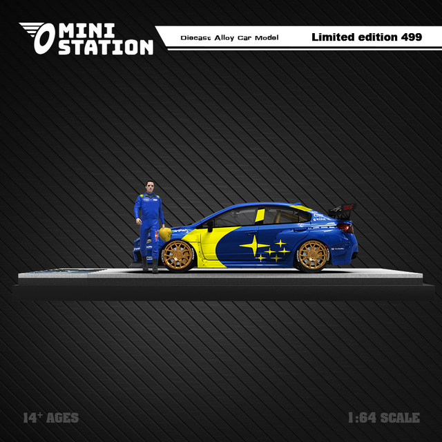 ミニカー RALLY CAR COLLECTION SS4 SUBARU 1/64 Preorder] Fine works64 1:64 Subaru WRC Rally Champion (2